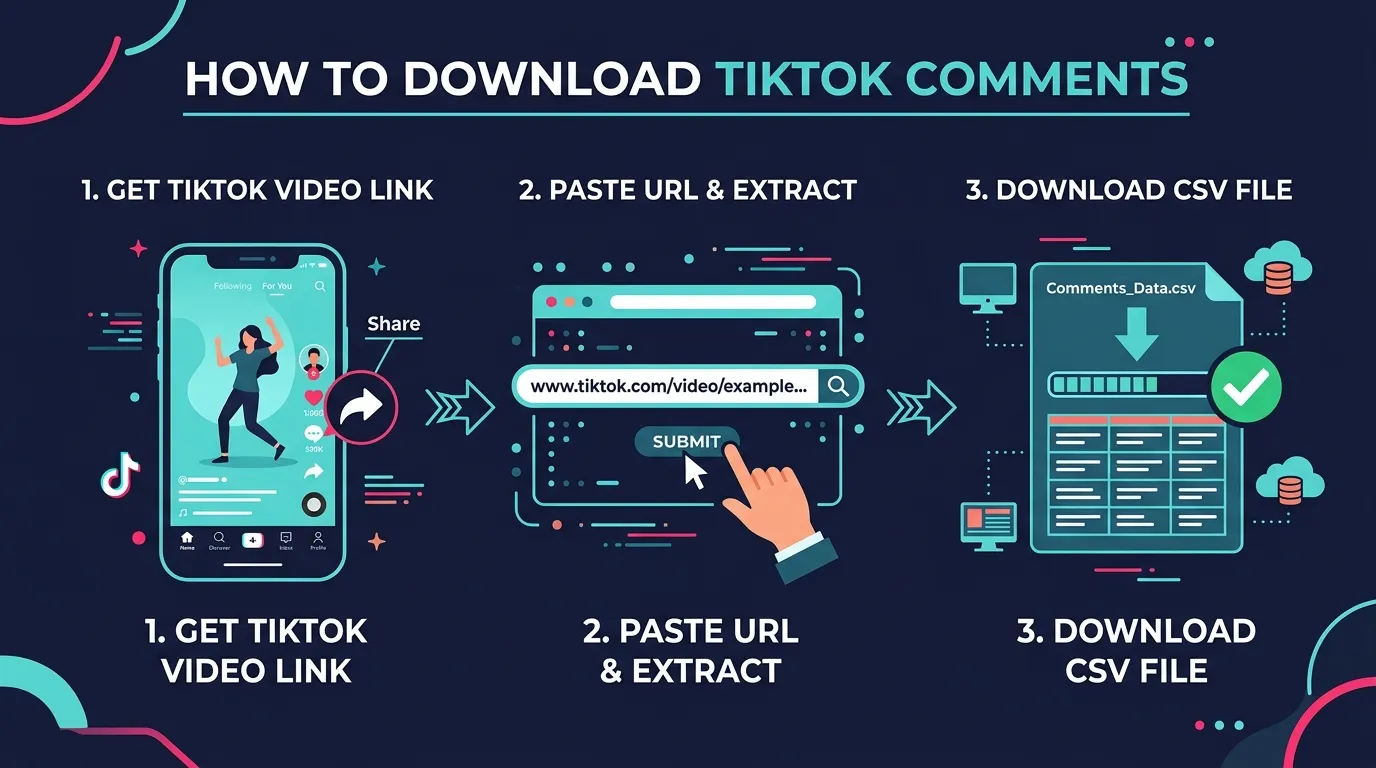 How to Download TikTok Comments: 5 Methods Explained (2026)
