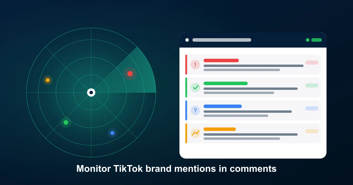 How to Monitor TikTok Brand Mentions in Comments (2026 Brand Guide)